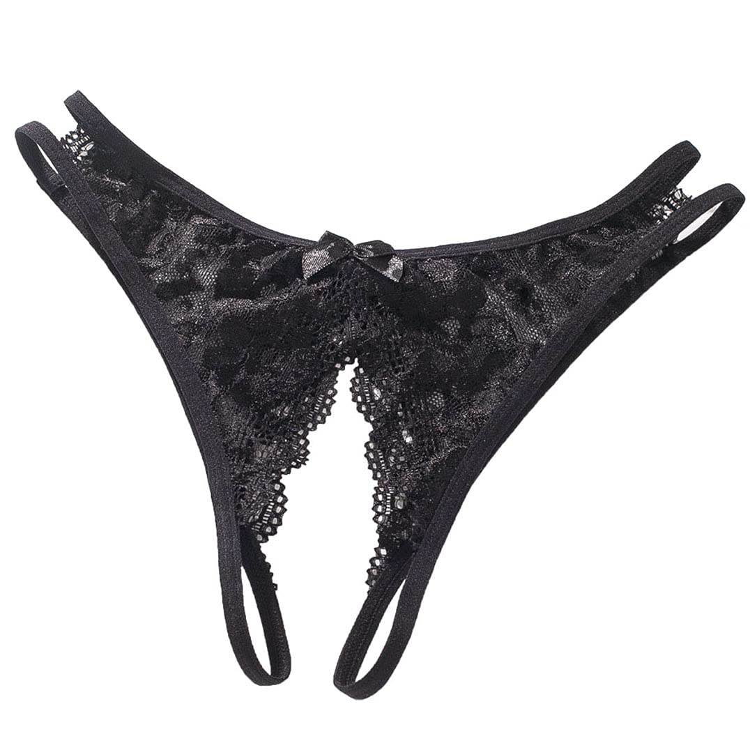 Lace panties with open access