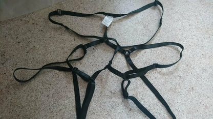 Panties open access strap (Black)