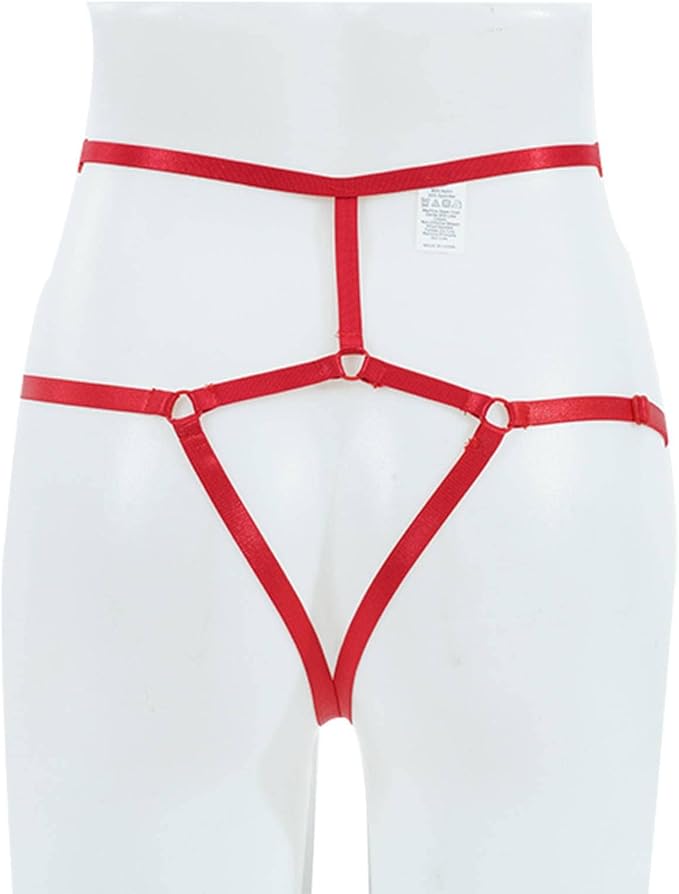 Höschen mit offenem Zugangsriemen (Rot)