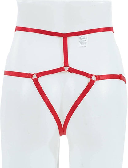 Höschen mit offenem Zugangsriemen (Rot)