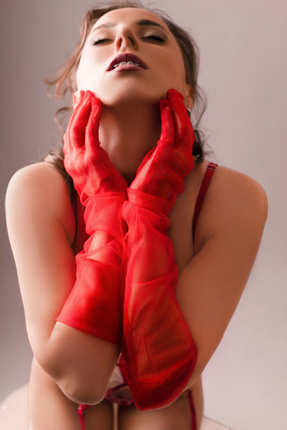 Gloves elegance (Red)