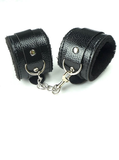 Soft Heand Cuffs for Couples Play (Black)