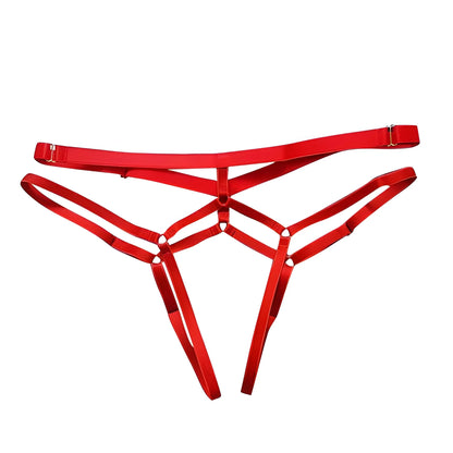 Panties open access strap (Red)