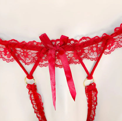 Panties open access Lace (Red)