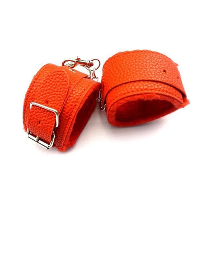 Soft Heand Cuffs for Couples Play (Red)