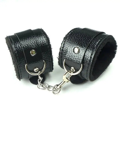 Soft Heand Cuffs for Couples Play (Black)