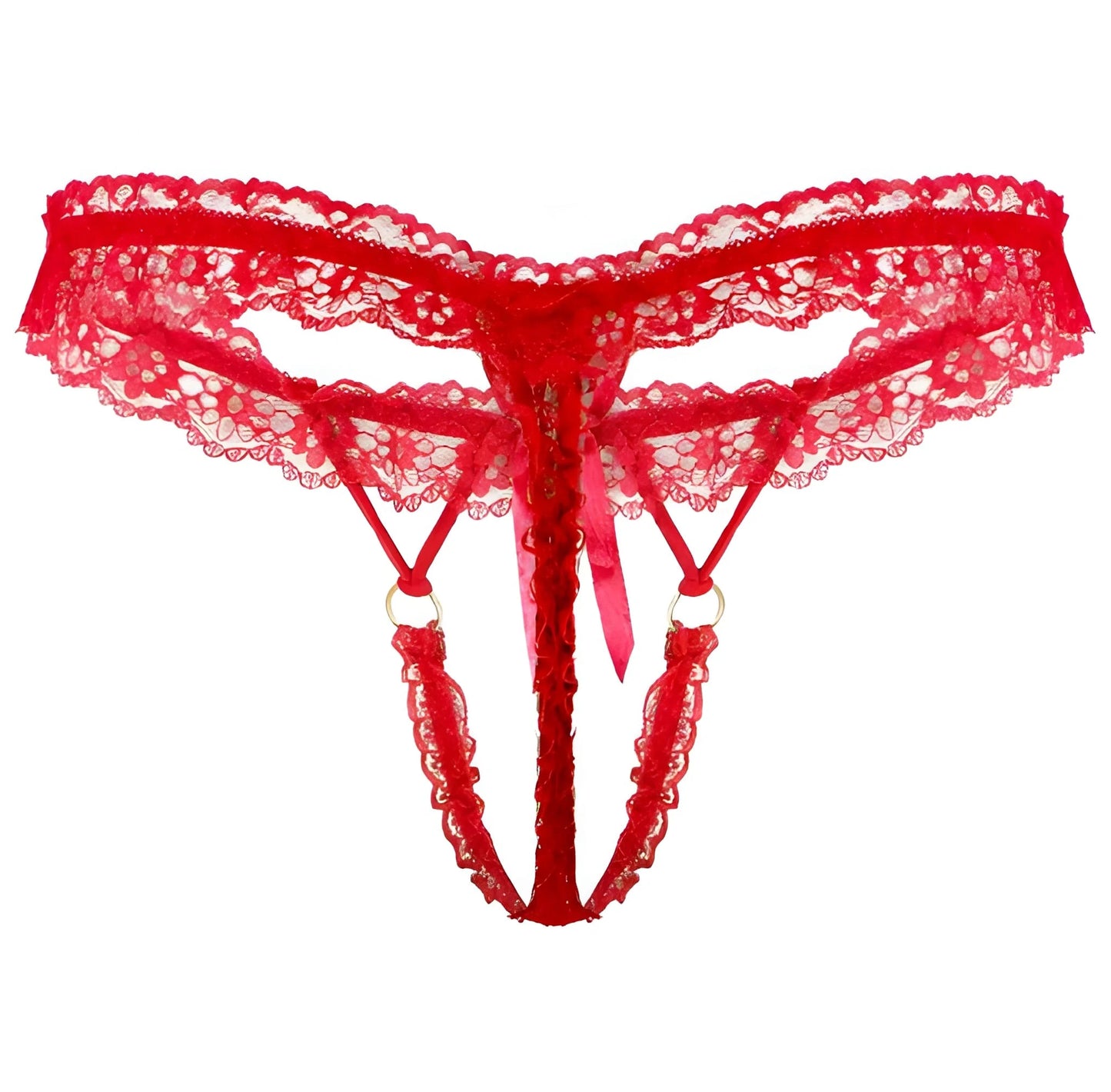 Panties open access Lace (Red)