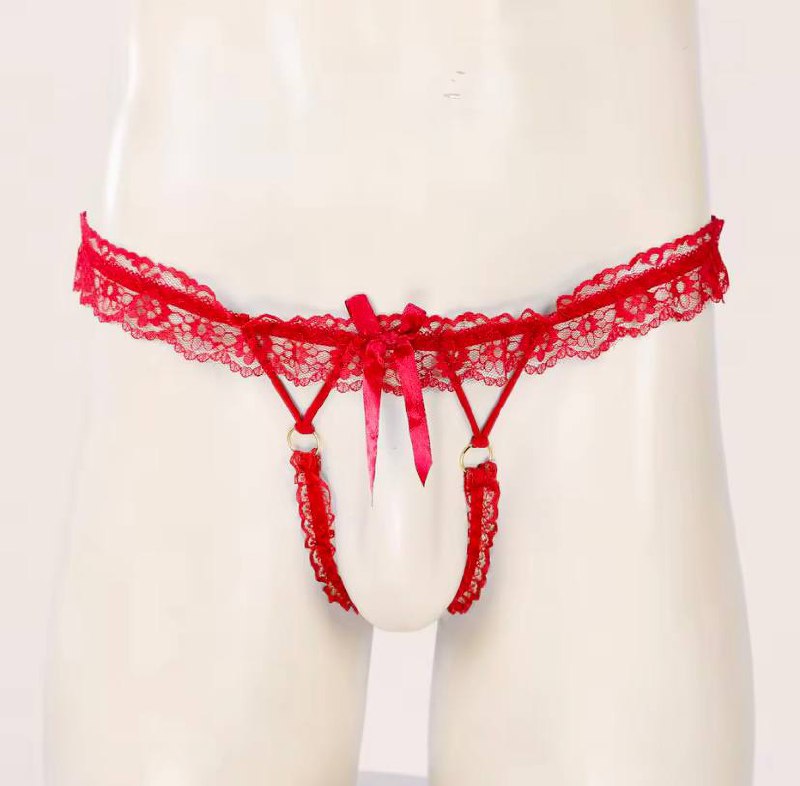 Panties open access Lace (Red)