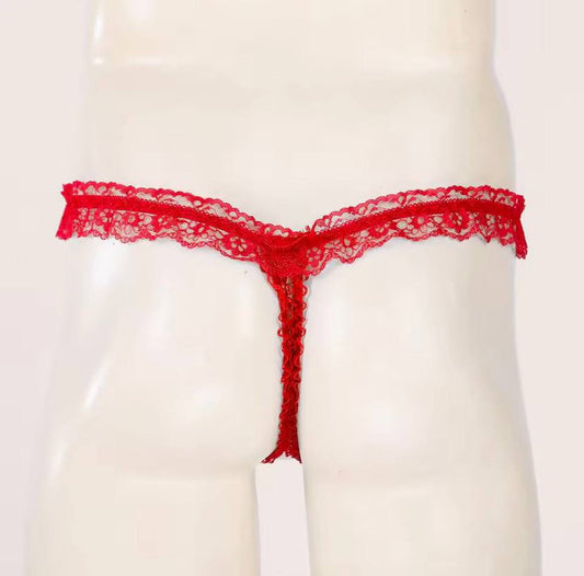 Panties open access Lace (Red)