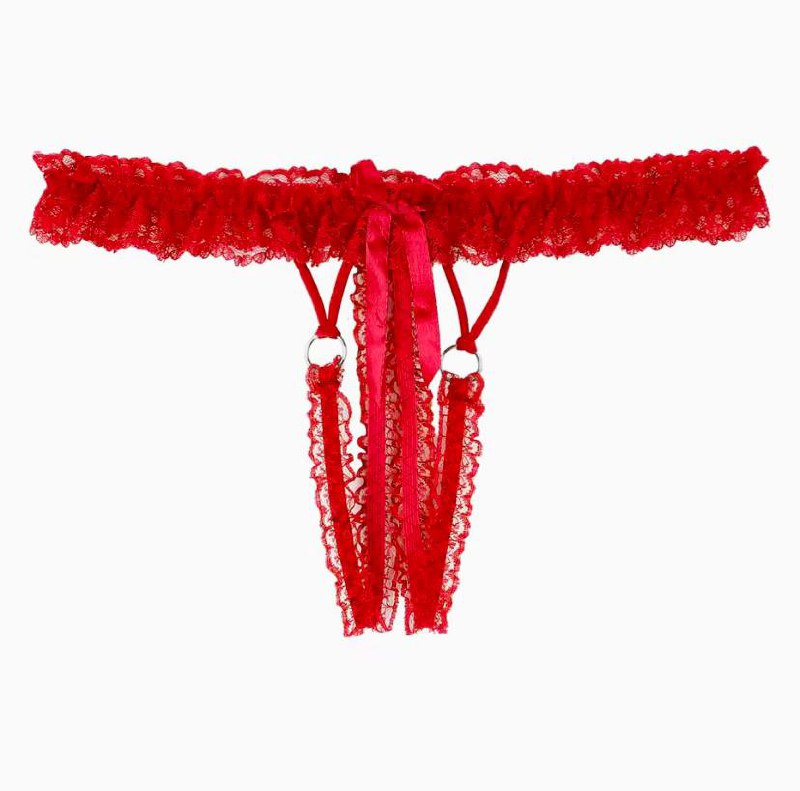 Panties open access Lace (Red)