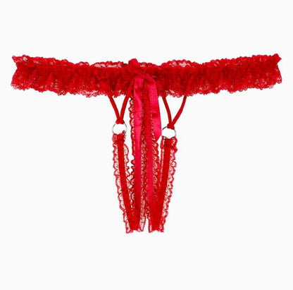Panties open access Lace (Red)
