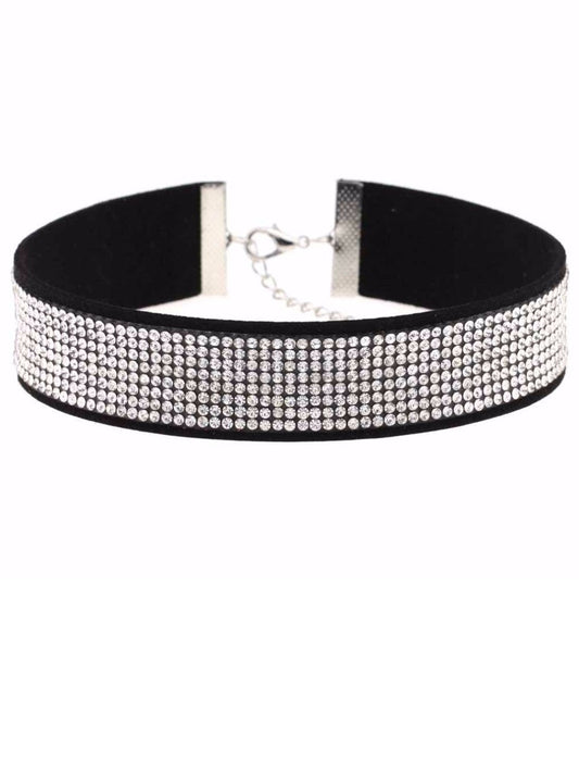 Rhinestone Choker