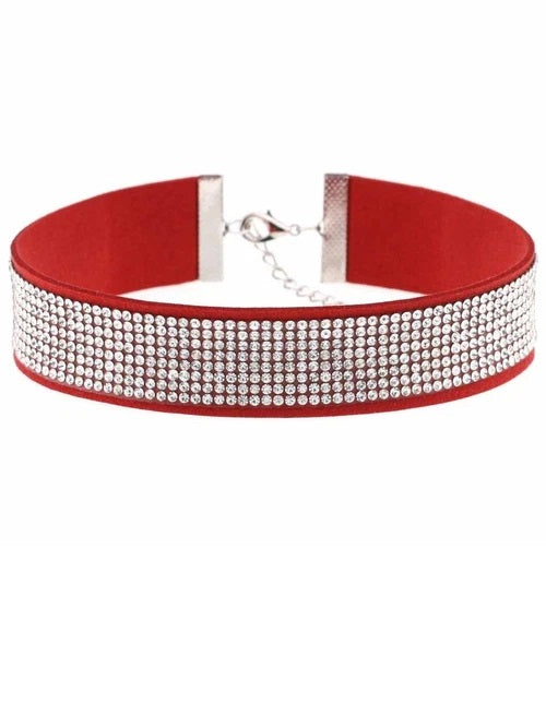 Rhinestone Choker