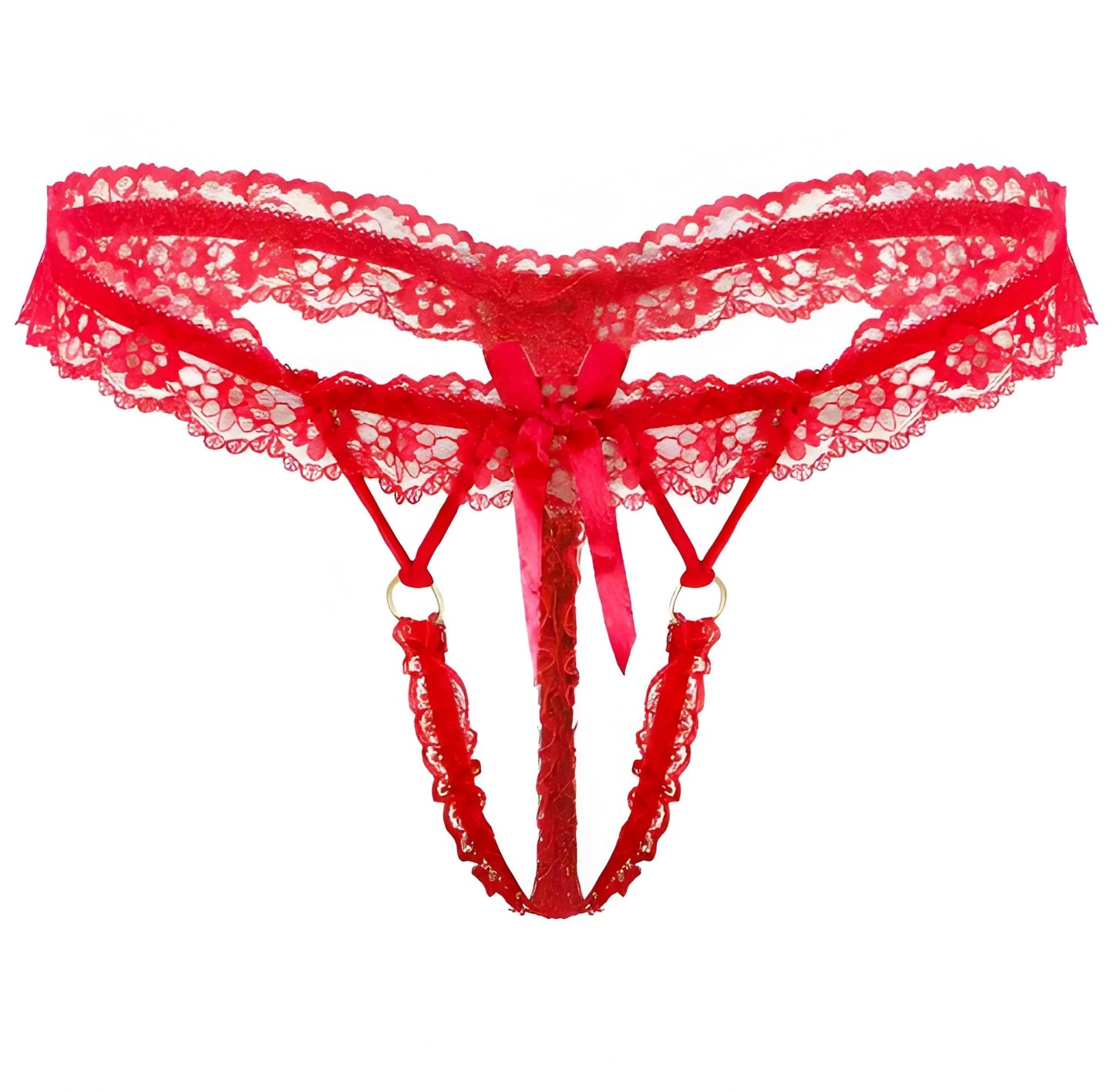 Panties open access Lace (Red)