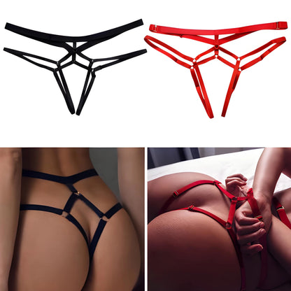 Panties open access strap (Red)
