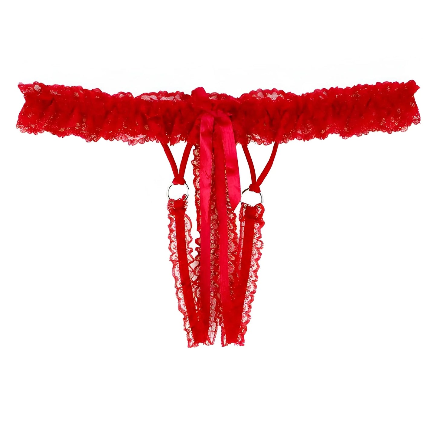 Panties open access Lace (Red)